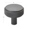 Gliderite Hardware 1-1/2 in. Knurled Knob Oil Rubbed Bronze 5825-ORB-1 - alternate 4